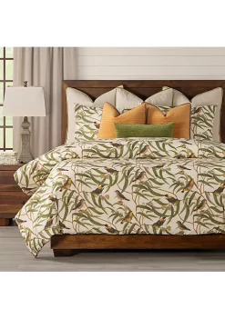 Smithsonian Songbirds Duvet Set- Queen- 9 Piece