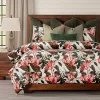 Smithsonian Classic Coneflowers Duvet Set- Queen- 9 Piece