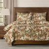 Smithsonian Lady Slipper Duvet Set- Queen- 3 Piece