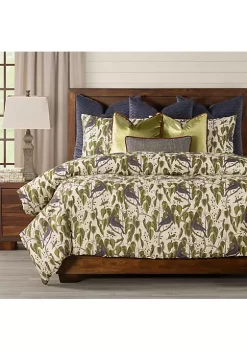 Smithsonian Bluebirds In Paradise Duvet Set- King- 10 Piece