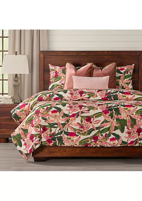 Smithsonian Orchidelia Duvet Set- Queen- 7 Piece 1 Smithsonian Orchidelia Duvet Set- Queen- 7 Piece