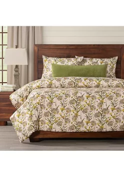 Smithsonian Garden Glory Duvet Set- Queen- 5 Piece