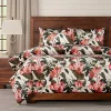 Smithsonian Classic Coneflowers Duvet Set- King- 3 Piece