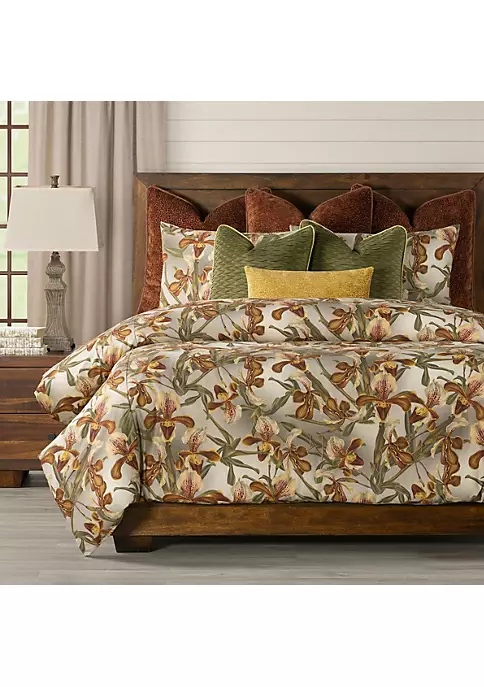 Smithsonian Lady Slipper Duvet Set- California King- 10 Piece 2 Smithsonian Lady Slipper Duvet Set- California King- 10 Piece - Image 2