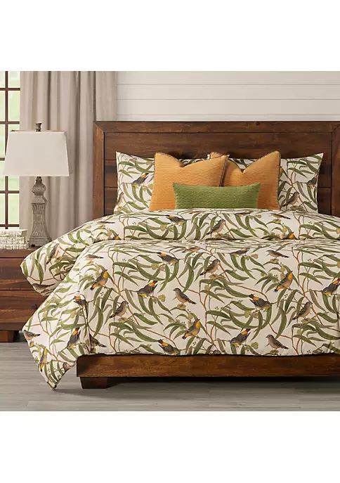 Smithsonian Songbirds Duvet Set- California King- 7 Piece 1 Smithsonian Songbirds Duvet Set- California King- 7 Piece
