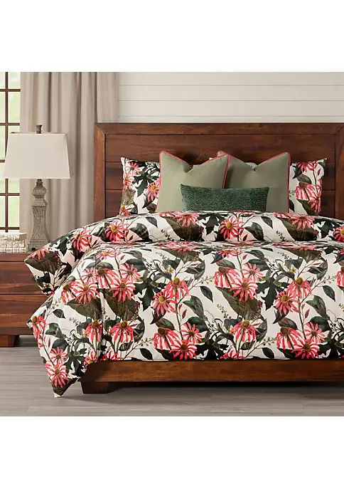 Smithsonian Classic Coneflowers Duvet Set- Queen- 7 Piece 3 Smithsonian Classic Coneflowers Duvet Set- Queen- 7 Piece - Image 3