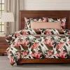 Smithsonian Classic Coneflowers Duvet Set- Queen- 5 Piece