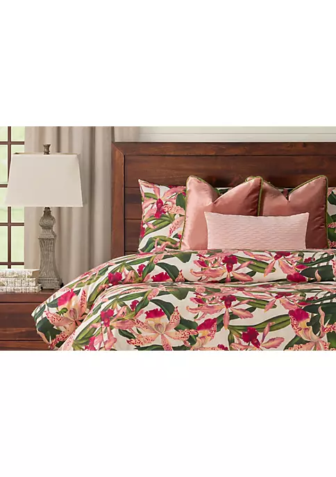 Smithsonian Orchidelia Duvet Set- Full- 7 Piece 2 Smithsonian Orchidelia Duvet Set- Full- 7 Piece - Image 2