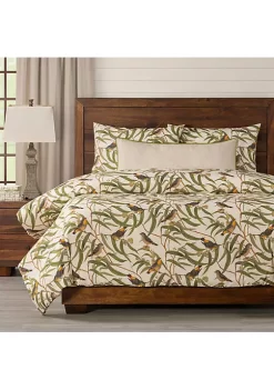 Smithsonian Songbirds Duvet Set- Full- 5 Piece