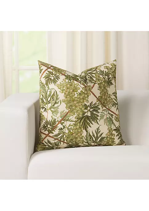 Smithsonian Botanical Print Throw Pillow 1 Smithsonian Botanical Print Throw Pillow