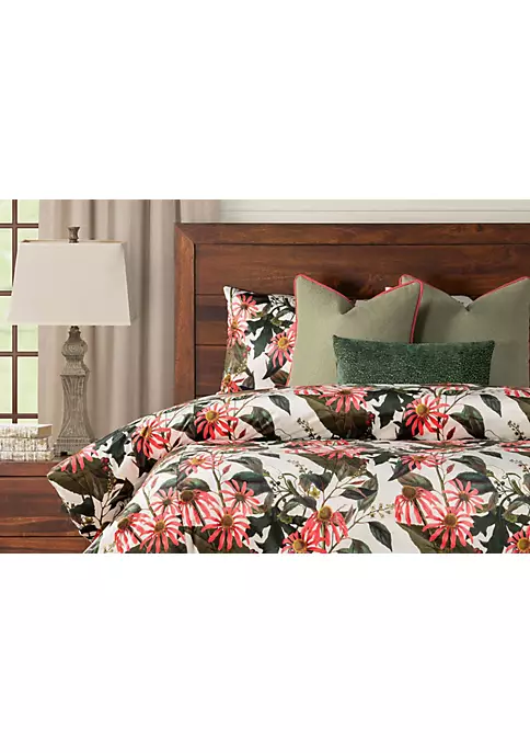 Smithsonian Classic Coneflowers Duvet Set- King- 7 Piece 2 Smithsonian Classic Coneflowers Duvet Set- King- 7 Piece - Image 2