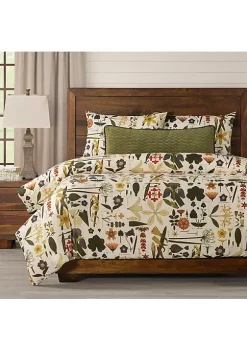 Smithsonian Take Root Duvet Set- Full- 5 Piece