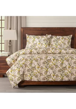 Smithsonian Garden Glory Duvet Set- King- 3 Piece