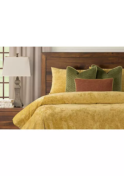 Smithsonian Spotted Marigold Duvet Set- Full- 7 Piece 2 Smithsonian Spotted Marigold Duvet Set- Full- 7 Piece - Image 2