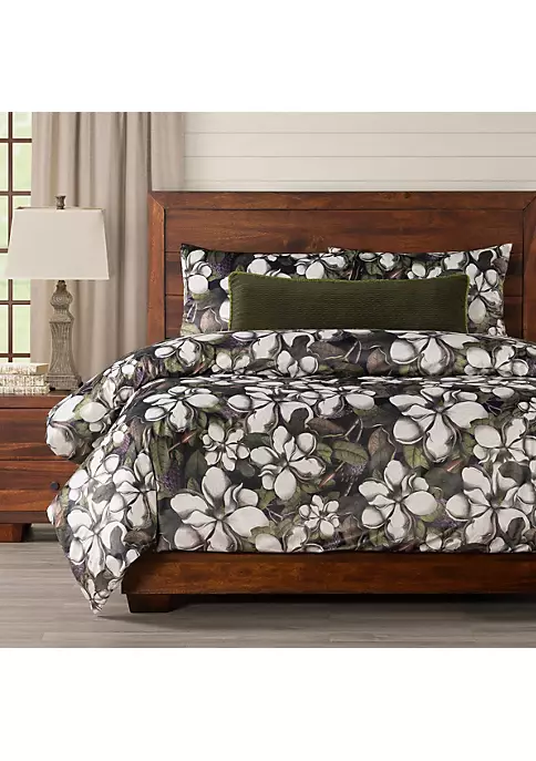Smithsonian Sweet Magnolias Duvet Set- Twin- 4 Piece 1 Smithsonian Sweet Magnolias Duvet Set- Twin- 4 Piece