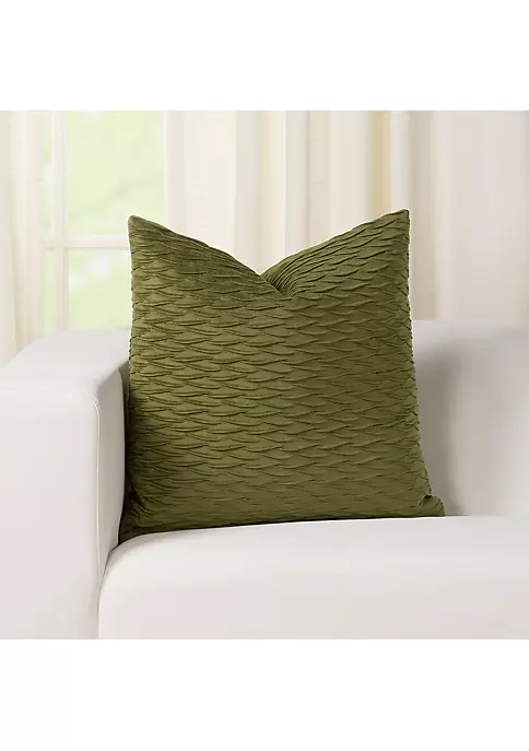 Smithsonian Siscovers Fluctuate Pleated Velvet Throw Pillow 3 Smithsonian Siscovers Fluctuate Pleated Velvet Throw Pillow - Image 3