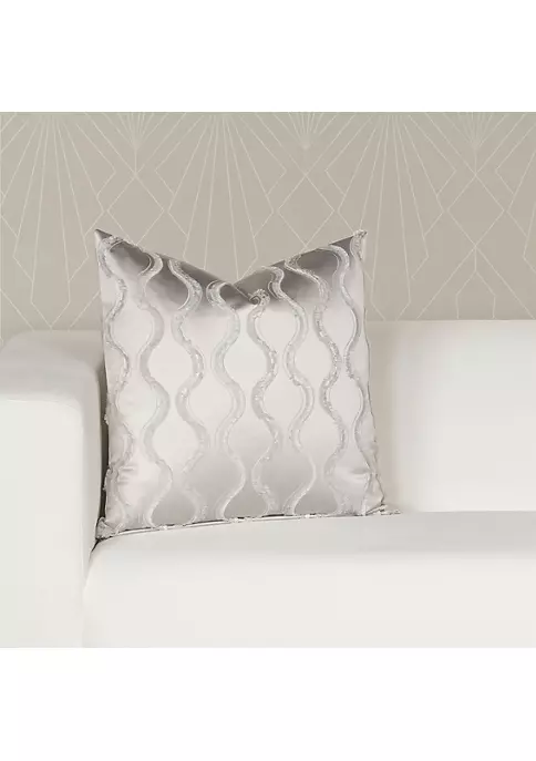 Smithsonian Siscovers Fluctuate Pleated Velvet Throw Pillow 5 Smithsonian Siscovers Fluctuate Pleated Velvet Throw Pillow - Image 5