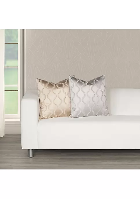 Smithsonian Siscovers Fluctuate Pleated Velvet Throw Pillow 6 Smithsonian Siscovers Fluctuate Pleated Velvet Throw Pillow - Image 6