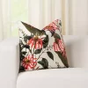 Smithsonian Classic Coneflowers Velvet Throw Pillow